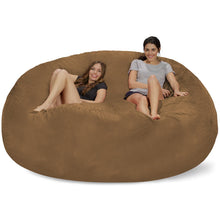 Load image into Gallery viewer, Bean Bag Chair: Giant 8&#39; Memory Foam Furniture Bean Bag - Big Sofa with Soft Micro Fiber