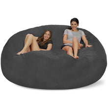 Load image into Gallery viewer, Bean Bag Chair: Giant 8&#39; Memory Foam Furniture Bean Bag - Big Sofa with Soft Micro Fiber