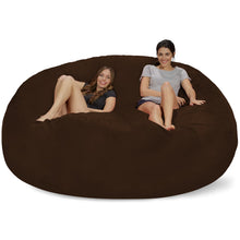 Load image into Gallery viewer, Bean Bag Chair: Giant 8&#39; Memory Foam Furniture Bean Bag - Big Sofa with Soft Micro Fiber