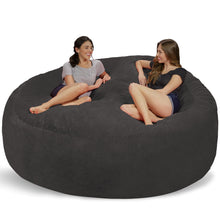 Load image into Gallery viewer, Bean Bag Chair: Giant 8&#39; Memory Foam Furniture Bean Bag - Big Sofa with Soft Micro Fiber
