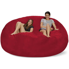 Load image into Gallery viewer, Bean Bag Chair: Giant 8&#39; Memory Foam Furniture Bean Bag - Big Sofa with Soft Micro Fiber