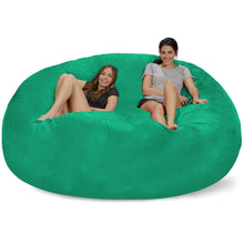 Load image into Gallery viewer, Bean Bag Chair: Giant 8&#39; Memory Foam Furniture Bean Bag - Big Sofa with Soft Micro Fiber