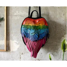 Load image into Gallery viewer, Macaw Wings Leather Backpack