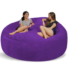 Load image into Gallery viewer, Bean Bag Chair: Giant 8&#39; Memory Foam Furniture Bean Bag - Big Sofa with Soft Micro Fiber