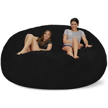 Load image into Gallery viewer, Bean Bag Chair: Giant 8&#39; Memory Foam Furniture Bean Bag - Big Sofa with Soft Micro Fiber