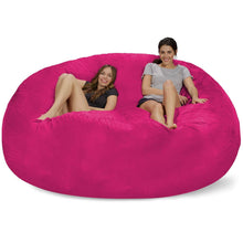 Load image into Gallery viewer, Bean Bag Chair: Giant 8&#39; Memory Foam Furniture Bean Bag - Big Sofa with Soft Micro Fiber