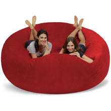 Load image into Gallery viewer, Bean Bag Chair: Giant 8&#39; Memory Foam Furniture Bean Bag - Big Sofa with Soft Micro Fiber