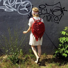 Load image into Gallery viewer, Macaw Wings Leather Backpack