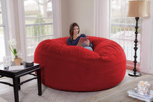 Load image into Gallery viewer, Bean Bag Chair: Giant 8&#39; Memory Foam Furniture Bean Bag - Big Sofa with Soft Micro Fiber