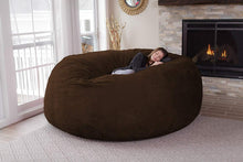 Load image into Gallery viewer, Bean Bag Chair: Giant 8&#39; Memory Foam Furniture Bean Bag - Big Sofa with Soft Micro Fiber