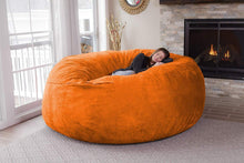 Load image into Gallery viewer, Bean Bag Chair: Giant 8&#39; Memory Foam Furniture Bean Bag - Big Sofa with Soft Micro Fiber
