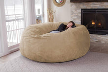 Load image into Gallery viewer, Bean Bag Chair: Giant 8&#39; Memory Foam Furniture Bean Bag - Big Sofa with Soft Micro Fiber