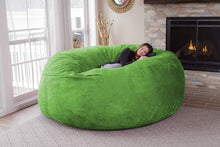 Load image into Gallery viewer, Bean Bag Chair: Giant 8&#39; Memory Foam Furniture Bean Bag - Big Sofa with Soft Micro Fiber
