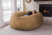 Load image into Gallery viewer, Bean Bag Chair: Giant 8&#39; Memory Foam Furniture Bean Bag - Big Sofa with Soft Micro Fiber