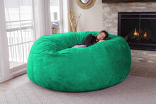 Load image into Gallery viewer, Bean Bag Chair: Giant 8&#39; Memory Foam Furniture Bean Bag - Big Sofa with Soft Micro Fiber