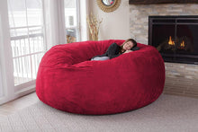 Load image into Gallery viewer, Bean Bag Chair: Giant 8&#39; Memory Foam Furniture Bean Bag - Big Sofa with Soft Micro Fiber
