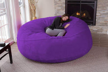 Load image into Gallery viewer, Bean Bag Chair: Giant 8&#39; Memory Foam Furniture Bean Bag - Big Sofa with Soft Micro Fiber