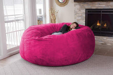 Load image into Gallery viewer, Bean Bag Chair: Giant 8&#39; Memory Foam Furniture Bean Bag - Big Sofa with Soft Micro Fiber
