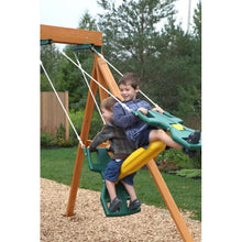 Load image into Gallery viewer, Multifunctional children&#39;s combination wooden swing Set