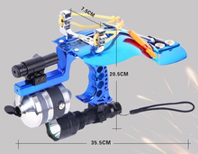 Load image into Gallery viewer, SharpSling™ Bowfishing Slingshot - High Velocity Slingshot w Dart, Reel, Laser &amp; Flashlight
