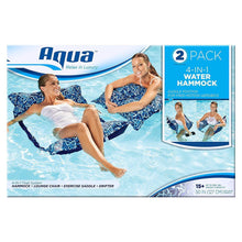 Load image into Gallery viewer, 4-in-1 Multi-Purpose Inflatable 1-2 Person Pool Float