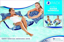 Load image into Gallery viewer, 4-in-1 Multi-Purpose Inflatable 1-2 Person Pool Float