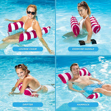 Load image into Gallery viewer, 4-in-1 Multi-Purpose Inflatable 1-2 Person Pool Float
