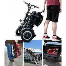 Load image into Gallery viewer, Aluminum Alloy Folding Electric Tricycle 8inch and 10inch Elderly Electric