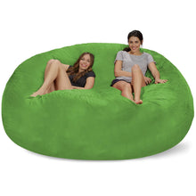 Load image into Gallery viewer, Bean Bag Chair: Giant 8&#39; Memory Foam Furniture Bean Bag - Big Sofa with Soft Micro Fiber