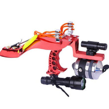 Load image into Gallery viewer, SharpSling™ Bowfishing Slingshot - High Velocity Slingshot w Dart, Reel, Laser &amp; Flashlight